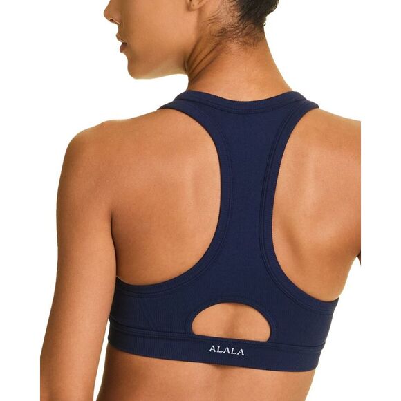 Alala Womens  Barre Racer Bra, Blue - Picture 2 of 3